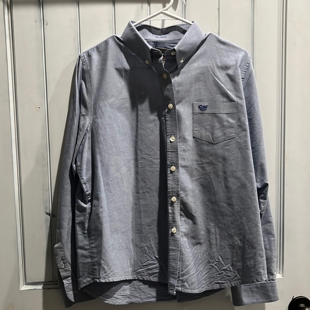 Cruel Girl size large long sleeve button up shirt